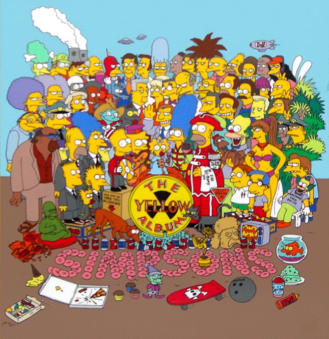BEATLES (THE) - sgt peppers (simpsons)