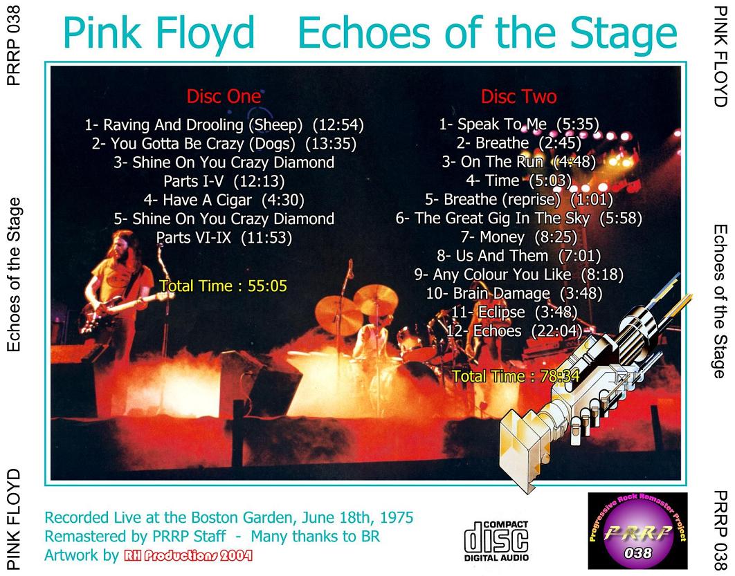 Pink Floyd Echoes Of The Stage Ace Bootlegs