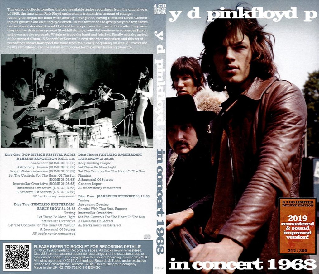 PINK FLOYD – IN CONCERT 1968 – ACE BOOTLEGS