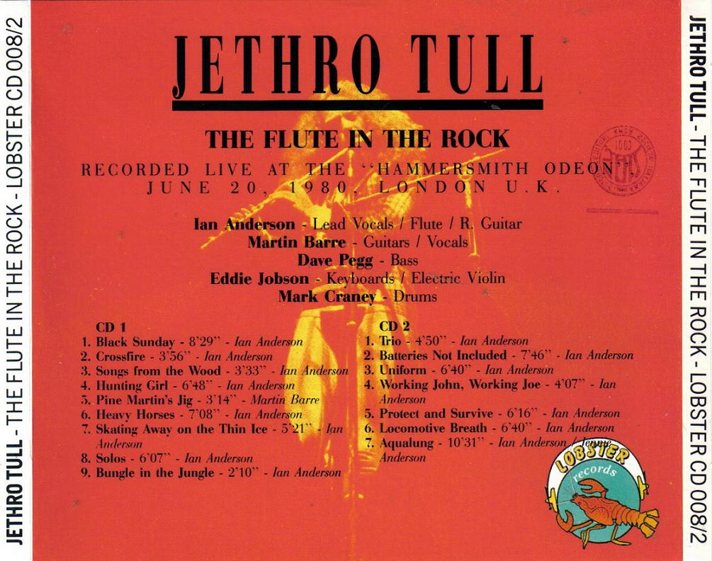 JETHRO TULL – THE FLUTE IN THE ROCK – ACE BOOTLEGS