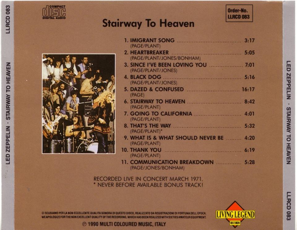 Stairway to heaven перевод на русский