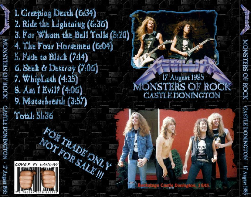 METALLICA – ACTING LIKE A MANIAC (MONSTERS OF ROCK 1985) – ACE BOOTLEGS