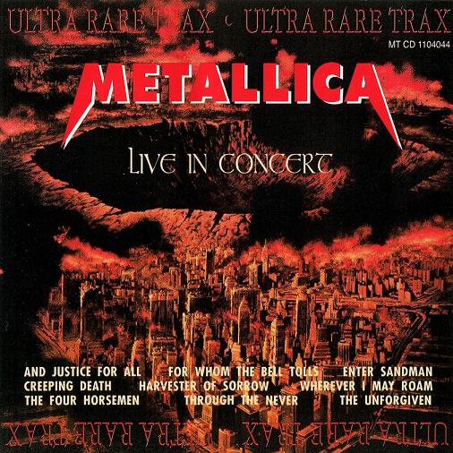 Metallica Live In Concert Ace Bootlegs