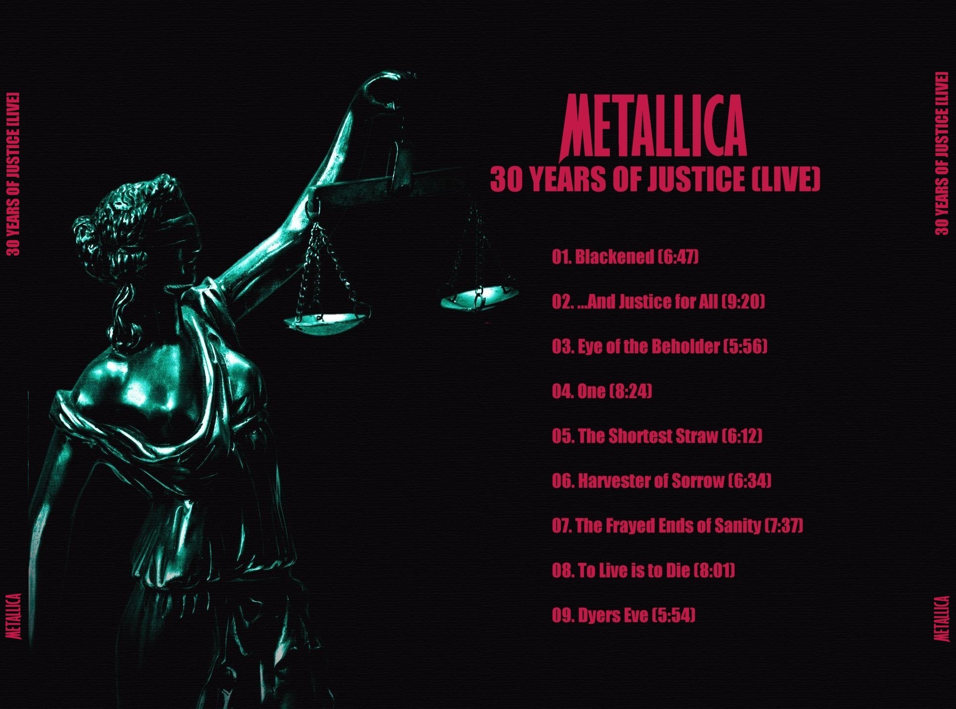 Царица металлика текст. Metallica 30 years of Justice. Metallica Bootlegs Index. Metallica 30 YRS. The shortest Straw обложка.