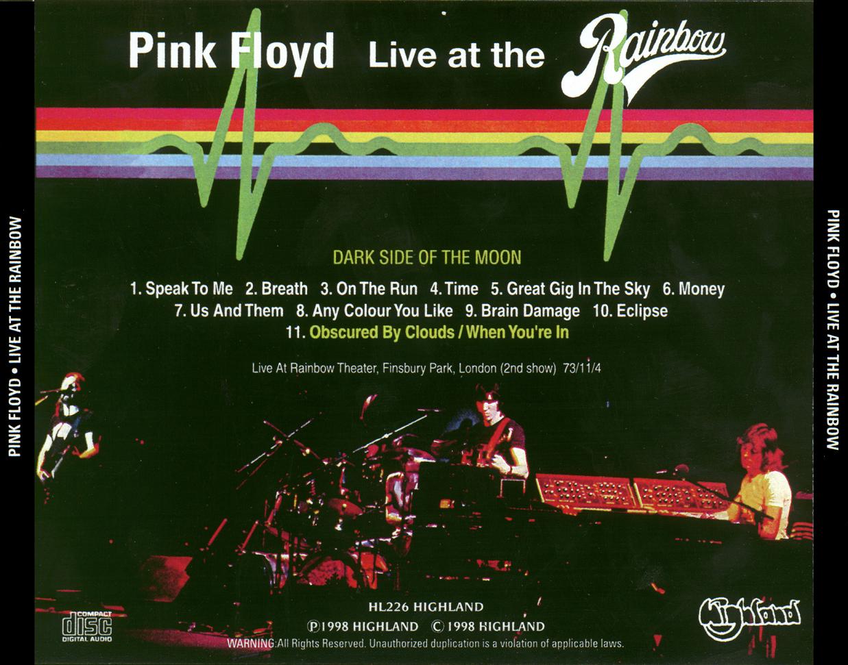 Пинк флойд перевод текстов на русский. Pink Floyd Live 8. Pink Floyd 1973 Live. 1973 - Live at the Rainbow. Pink Floyd Live in Montreux 1971.