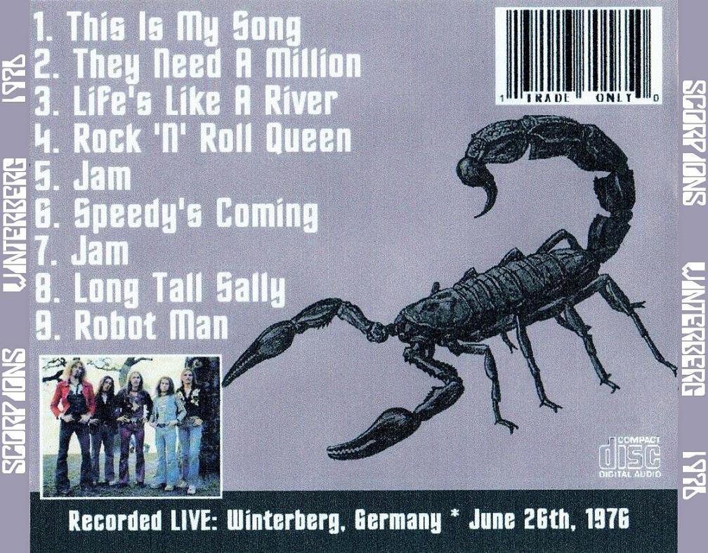 SCORPIONS – WINTERBERG 1976 – ACE BOOTLEGS